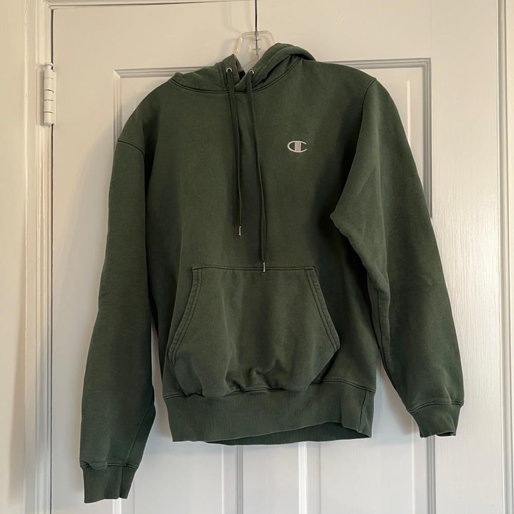 Champion green hoodie